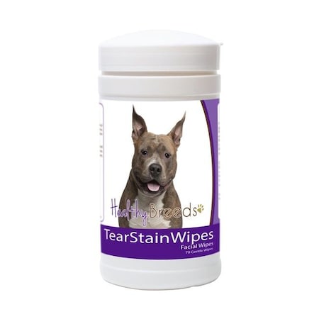 Healthy Breeds Healthy Breeds 840235153146 American Staffordshire Terrier Tear Stain Wipes 840235153146